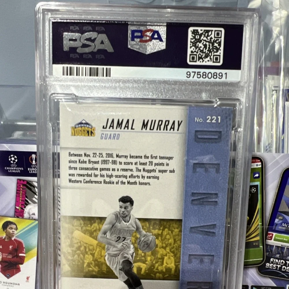Panini 2016-17 Threads Leather Jamal Murray #221 Rookie Denver Nuggets